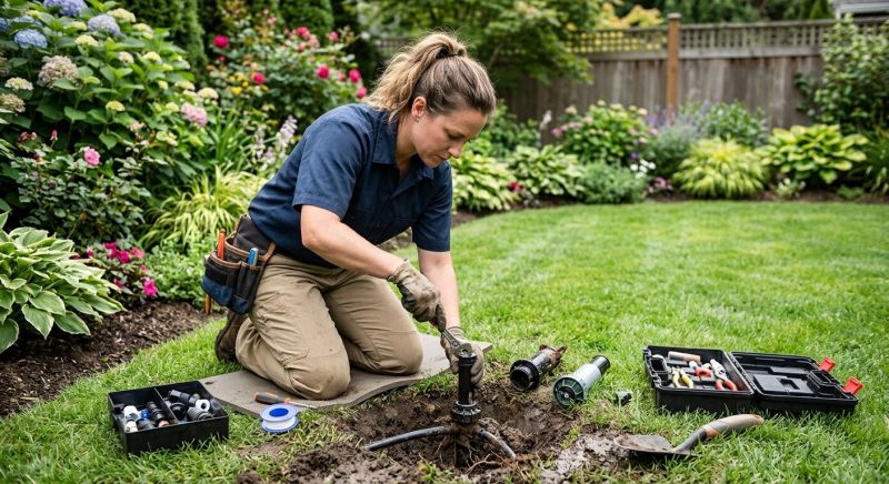 Garden Sprinkler Replacement in Ventura County, CA